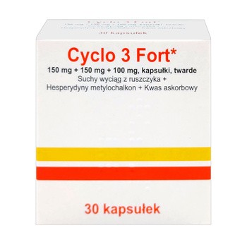 Cyclo 3 Fort, kapsułki twarde, 30 szt. (import równoległy, PharmaPoint)