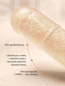 Sundose Laktoferyna, kapsułki twarde, 60 szt.