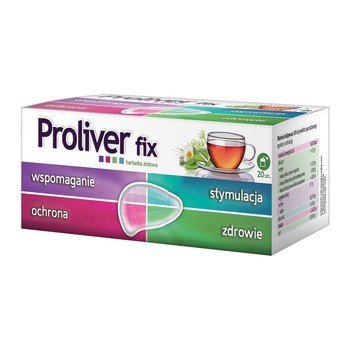 Proliver fix, herbatka w saszetkach, 1,5 g, 20 szt.