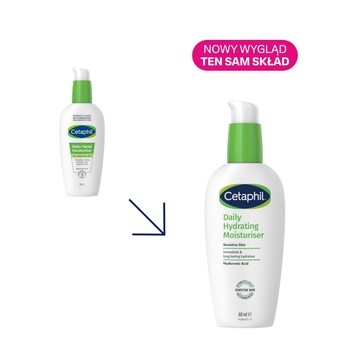 Cetaphil Daily Hydrating Moisturiser, krem nawilżający do twarzy na dzień, 88 ml