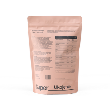 SuperPauza Białko roślinne Super ukojenie, proszek, smak malina, 750 g