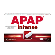 Apap intense, 200 mg + 500 mg, tabletki powlekane, 10 szt.