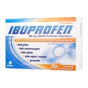 alt Ibuprofen Aflofarm, 200 mg, tabletki drażowane, 20 szt.