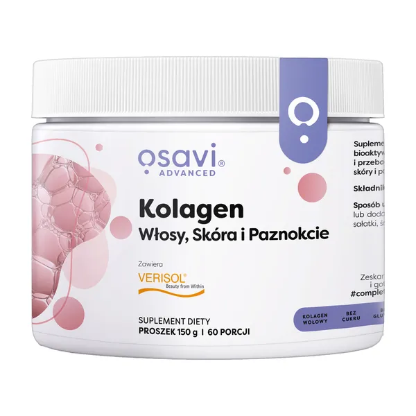 Коллаген Osavi Verisol, для волос, кожи и ногтей, порошок, нейтральный вкус, 150 г