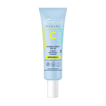 Bielenda C Marine Care, głęboko nawilżająco-ochronny hydro-krem SPF 50, 40 ml