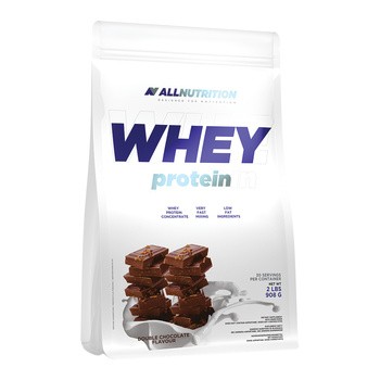 Allnutrition Whey Protein, proszek, smak podwójna czekolada, 908 g