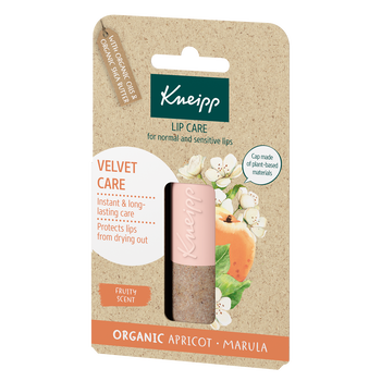 Kneipp, balsam do ust Velvet Care, Olej z pestek moreli i Marula, 4,7g