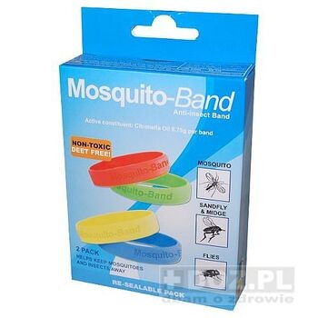 Mosquito Band, opaska zapachowa Anti-insect, 2 szt