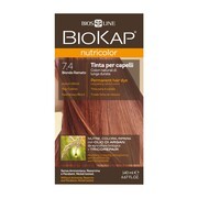 alt Biokap Nutricolor, farba do włosów, 7.4 kasztanowy blond, 140 ml