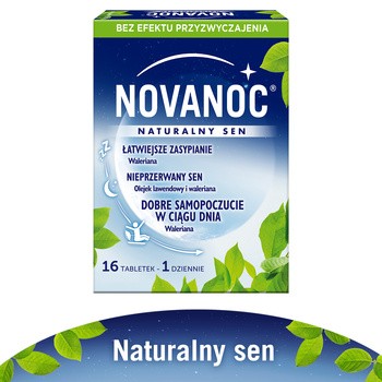 Novanoc Naturalny Sen, tabletki, 16 szt.