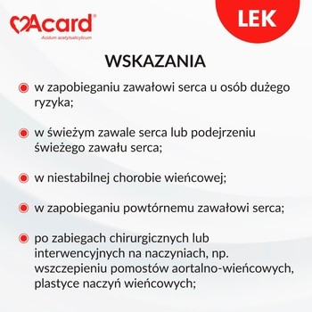 Acard, 75 mg, tabletki dojelitowe, 30 szt.
