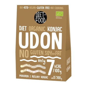 Diet-Food, bio makaron konjac shirataki, udon, 300 g