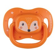 Canpol Babies Cute Animals, smoczek uspokajający, silikonowy symetryczny, 0-6 m, pomarańczowy, 1 szt. https://azcdn.doz.pl/image/d/product/aa5e35bc-scale-180x180.png