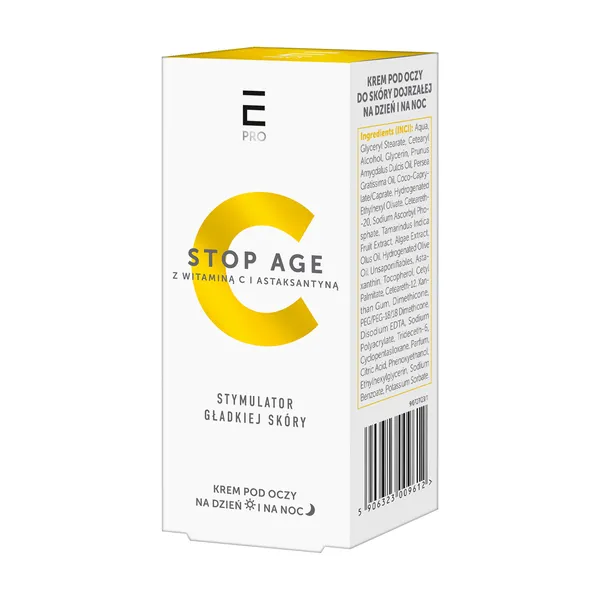 Крем для кожи вокруг глаз Enilome Pro Stop Age питательный, увлажняющий, 15 мл