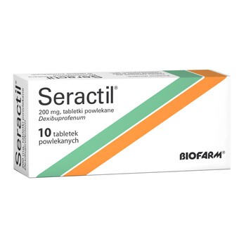 Seractil, 200 mg, tabletki powlekane, 10 szt.