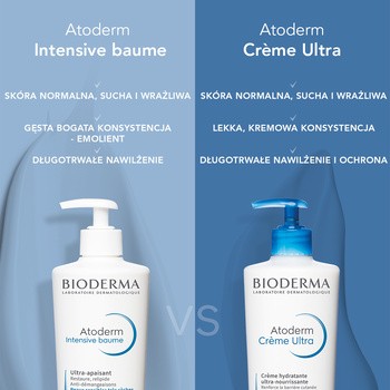 Bioderma Atoderm Creme Ultra, ultraodżywczy krem nawilżający, 500 ml