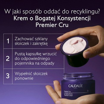 Caudalie Premier Cru, krem o bogatej konsystencji, refill, 50 ml