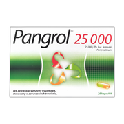 Pangrol, 25 000 j., kapsułki, 20 szt., (blistry)