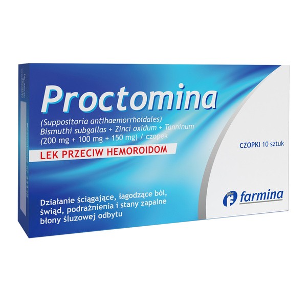 Proctomina czopki 10 szt. [Proctomina] - Proctomina