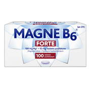 Magne B6 Forte, 100 mg+10 mg, tabletki powlekane,100 szt.