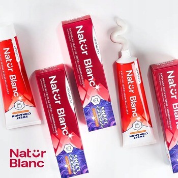 Sylveco Natur Blanc Sweet Cinnamon, pasta do zębów remineralizująca, 100 ml