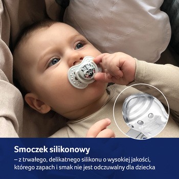 Lovi Wild Soul boy, smoczek silikonowy dynamiczny, 0-3 m, 2 szt.