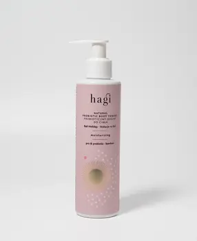 Hagi Natural, nawilżający jogurt postbiotyczny do ciała, Wakacje na Bali, 200 ml