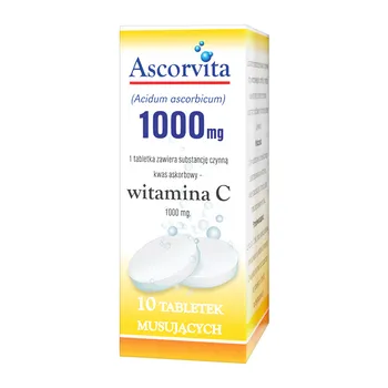 Witamina C 1000 mg 10 tabletek [Ascorvita]