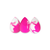 Ibra Makeup Blender Sponge, gąbeczki do makijażu, marmurkowe, 3 szt.