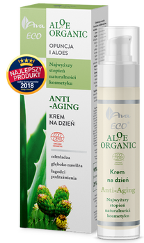 AVA Aloe Organic, krem na dzień anti-aging, 50 ml