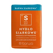 Barwa Siarkowa, mydło siarkowe antytrądzikowe, 100 g https://azcdn.doz.pl/image/d/product/7f685055-scale-180x180.png