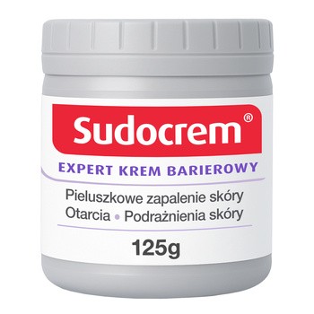 Sudocrem Expert, krem barierowy, pieluszkowe zapalenie skóry, otarcia, 125 g