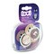 Canpol Lovi, smoczek silikonowy dynamiczny, Night&Day Girl, 0-6m, 2 szt.