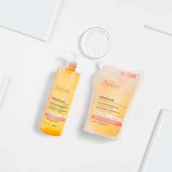 Avene Xera Calm A.D, uzupełniający lipidy olejek oczyszczający, 400 ml
