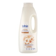 Luksja Creamy & Sofrt, kremowy płyn do kąpieli, łagodzące mleczko bawełniane i prowitamina B5, 1,5 l https://azcdn.doz.pl/image/d/product/6abb8877-scale-180x180.png