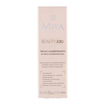 Miya Cosmetics Beauty.lab, serum z prebiotykami do skóry problematycznej, 30 ml