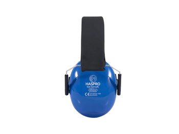 Haspro Kids Earmuffs, nauszniki ochronne dla dzieci i młodzieży, niebieskie, 1 szt.