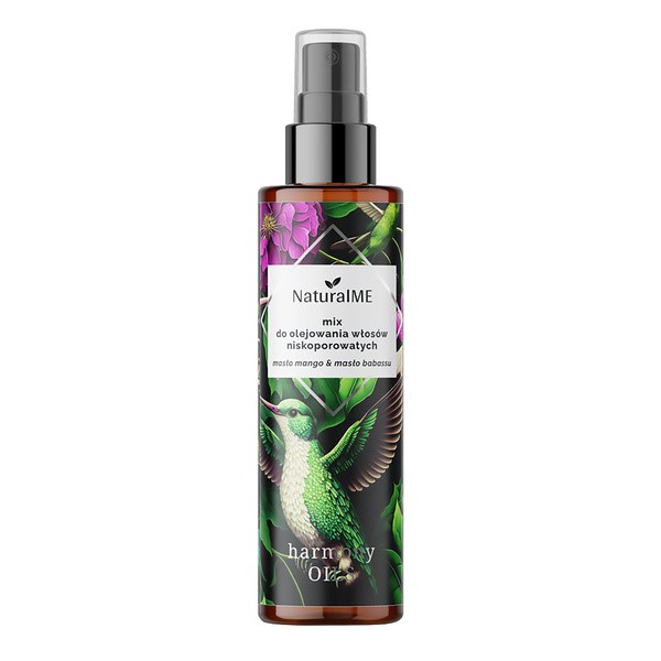 NaturalME NaturalME Harmony Oils, mix do olejowania włosów niskoporowatych, 75 ml