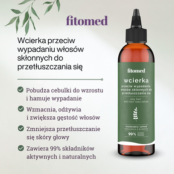 Fitomed, wcierka przeciw wypadaniu włosów skłonnych do przetłuszczania, 200 g