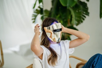 Beautifly, maska LED Aura Gold, maska do fototerapii, 1 szt.