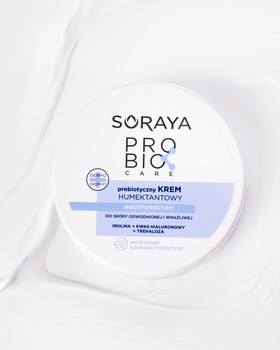 Soraya Probio Care, prebiotyczny krem humektantowy do skóry odwodnionej i wrażliwej, 200 ml