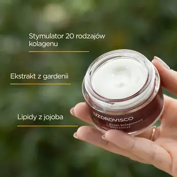 Uzdrovisco Gardenia, Krem kolagenowy naprawczy na noc, 50 ml