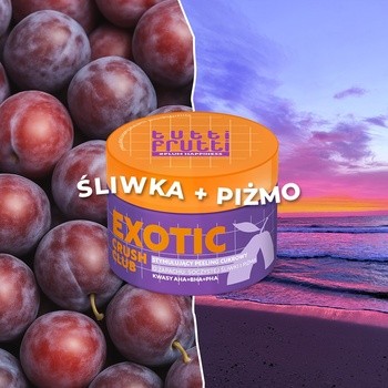 Farmona Tutti Frutti #PlumHappiness, stymulujący peeling cukrowy, 250 g
