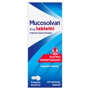 Mucosolvan, 30 mg, tabletki, 20 szt. https://azcdn.doz.pl/image/d/product/345abcb8-scale-180x180.png