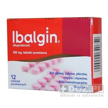 Ibalgin, 200 mg, tabletki powlekane, 12 szt, blister (1x12)