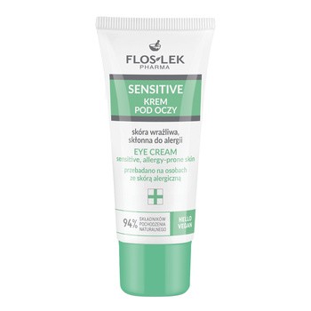 Flos-Lek Sensitive, krem pod oczy do skóry wrażliwej, 30 ml