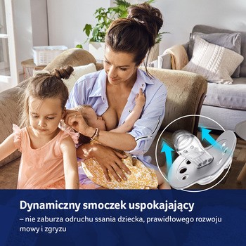 Canpol Lovi, smoczek uspokajający silikonowy, dynamiczny, Harmony, boy, 3-6m, 2 szt.