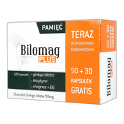Bilomag Plus, kapsułki , 90 szt. + 30 szt. GRATIS