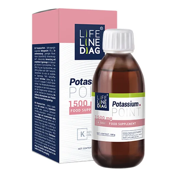 Калий Lifeline Diag Potassium.Point, 1500 мг в порции, жидкость, 100 г