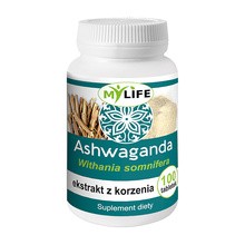 Ashwaganda, ekstrakt z korzenia, tabletki, 100 szt. (DDB)